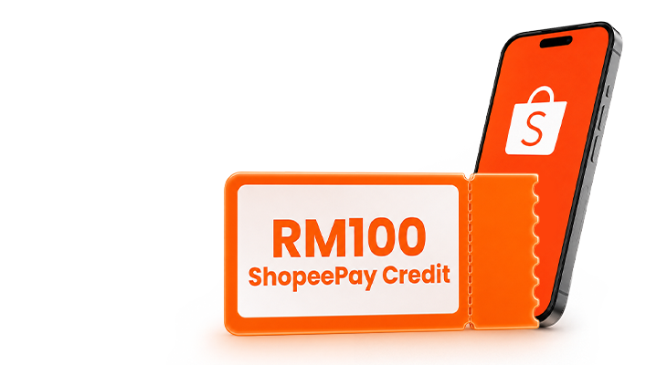RM100 ShopeePay Credit