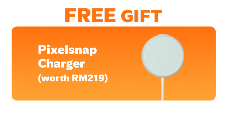 Free Gift: Pixel Snap Charger & Stand and Google Pixel Buds 2a