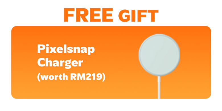 Free Gift: Pixel Snap Charger & Stand and Google Pixel Buds 2a