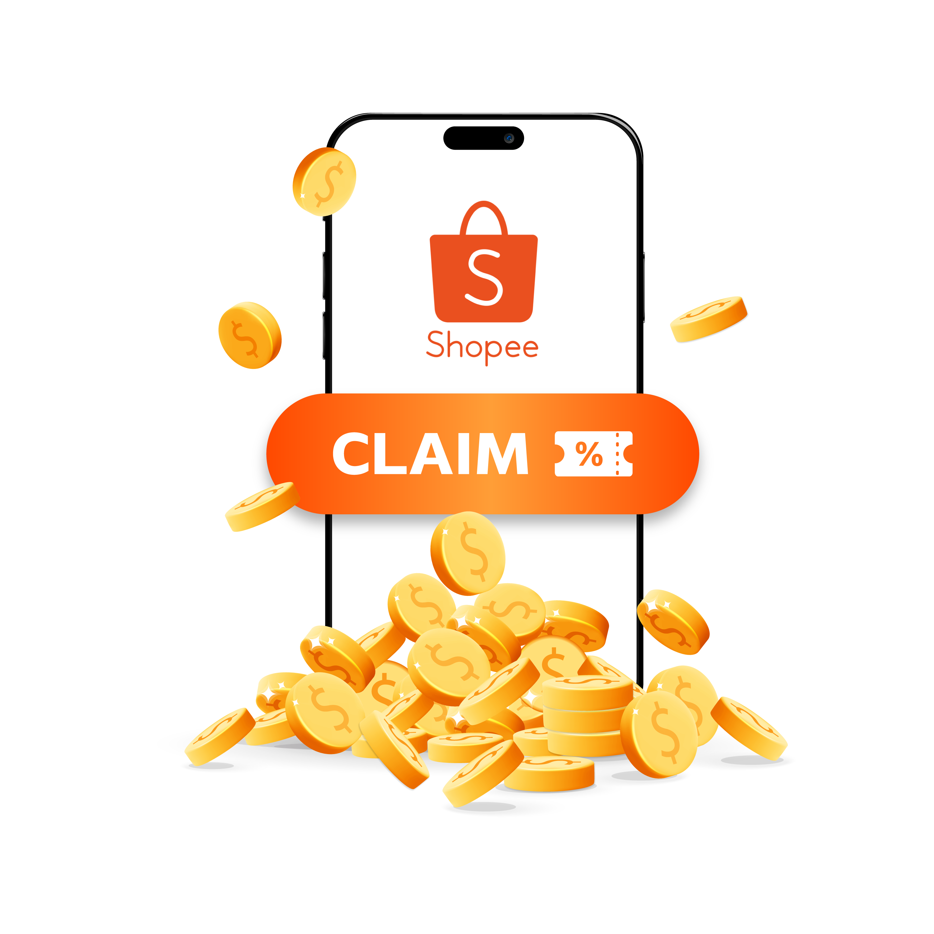 Get up to 500 Shopee Coins and stand to win RM100 cashback