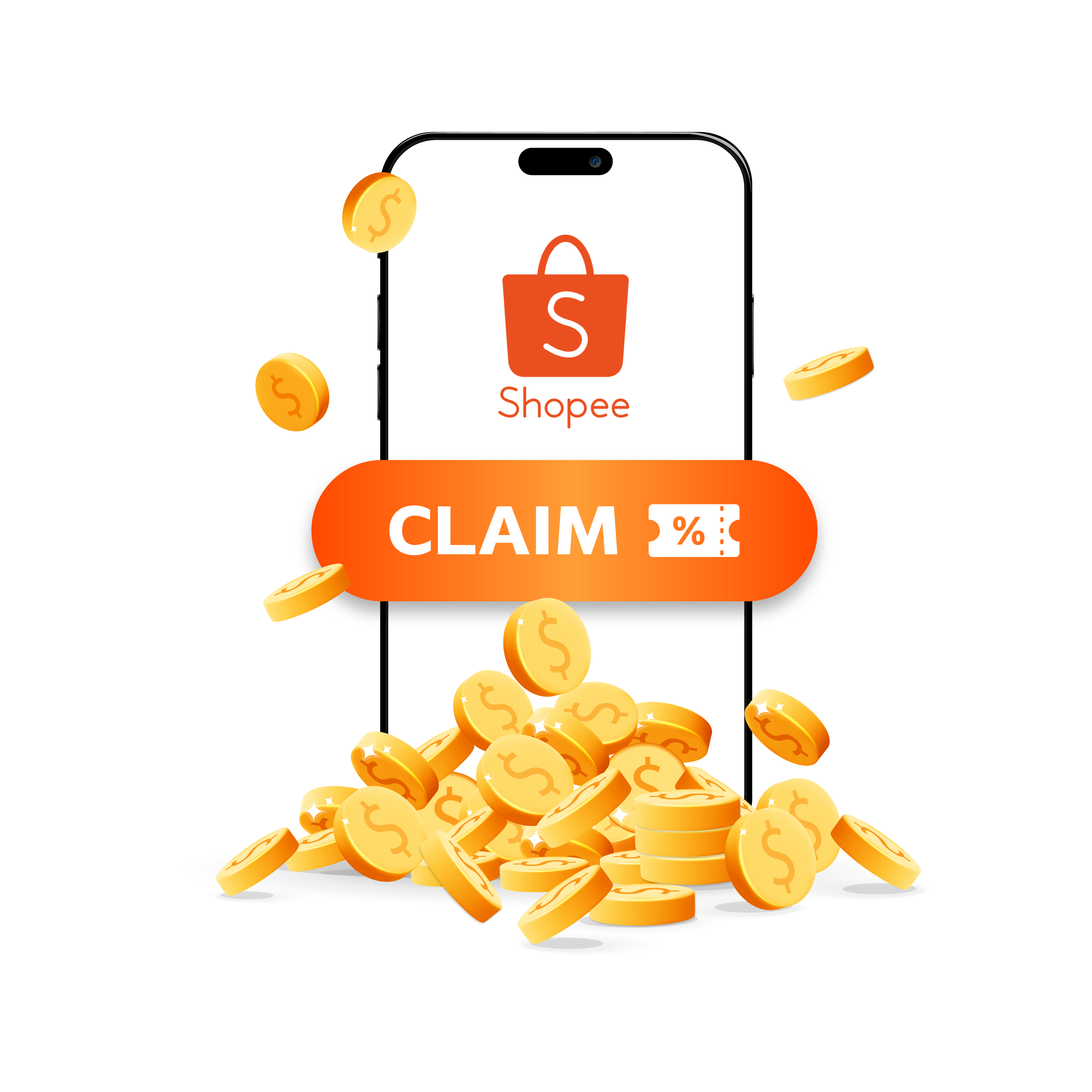 Get up to 500 Shopee Coins and stand to win RM100 cashback