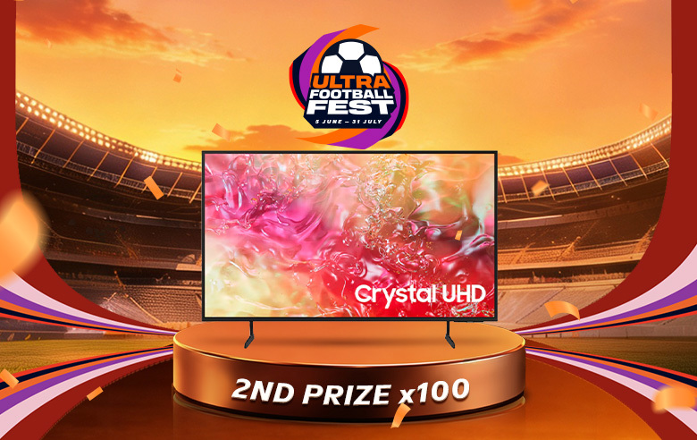 Samsung 65 inch Crystal UHD 4K Smart TV