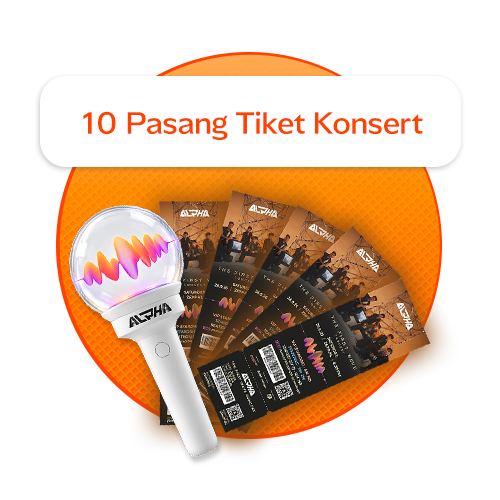 10 Pasang Tiket Konsert