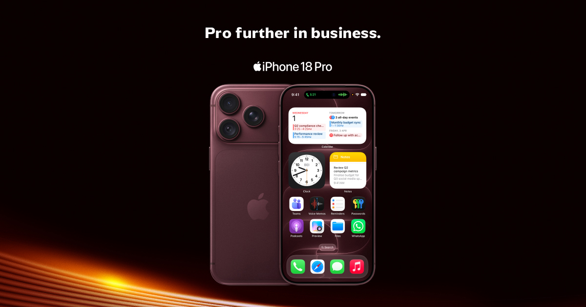 Register Your Interest in iPhone 18 Series | U Business
