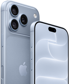 iPhone 18 Pro, glacier, front and back view showing Ceramic Shield, triple camera system