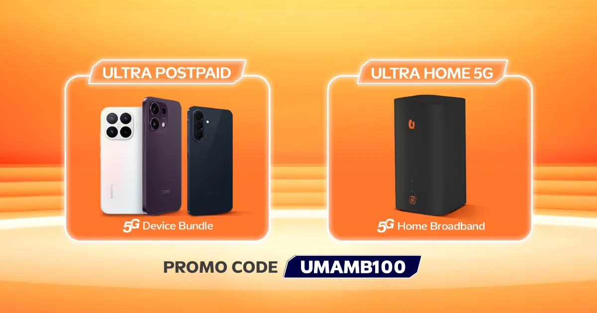 Get RM100 Rebate on U Mobile Postpaid Plans | U Mobile